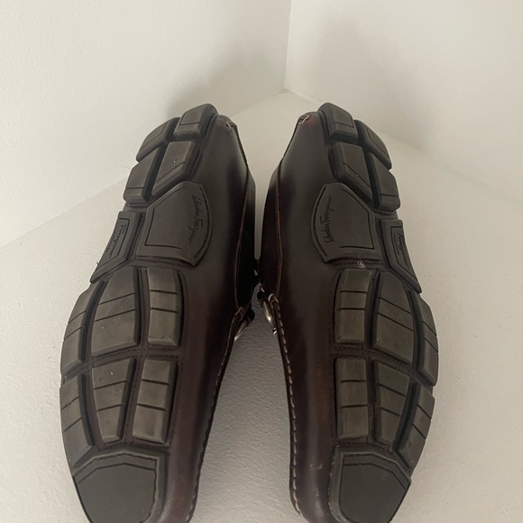 Men’s Salvatore Ferragamo Brown Leather Mules - Picture 4 of 4